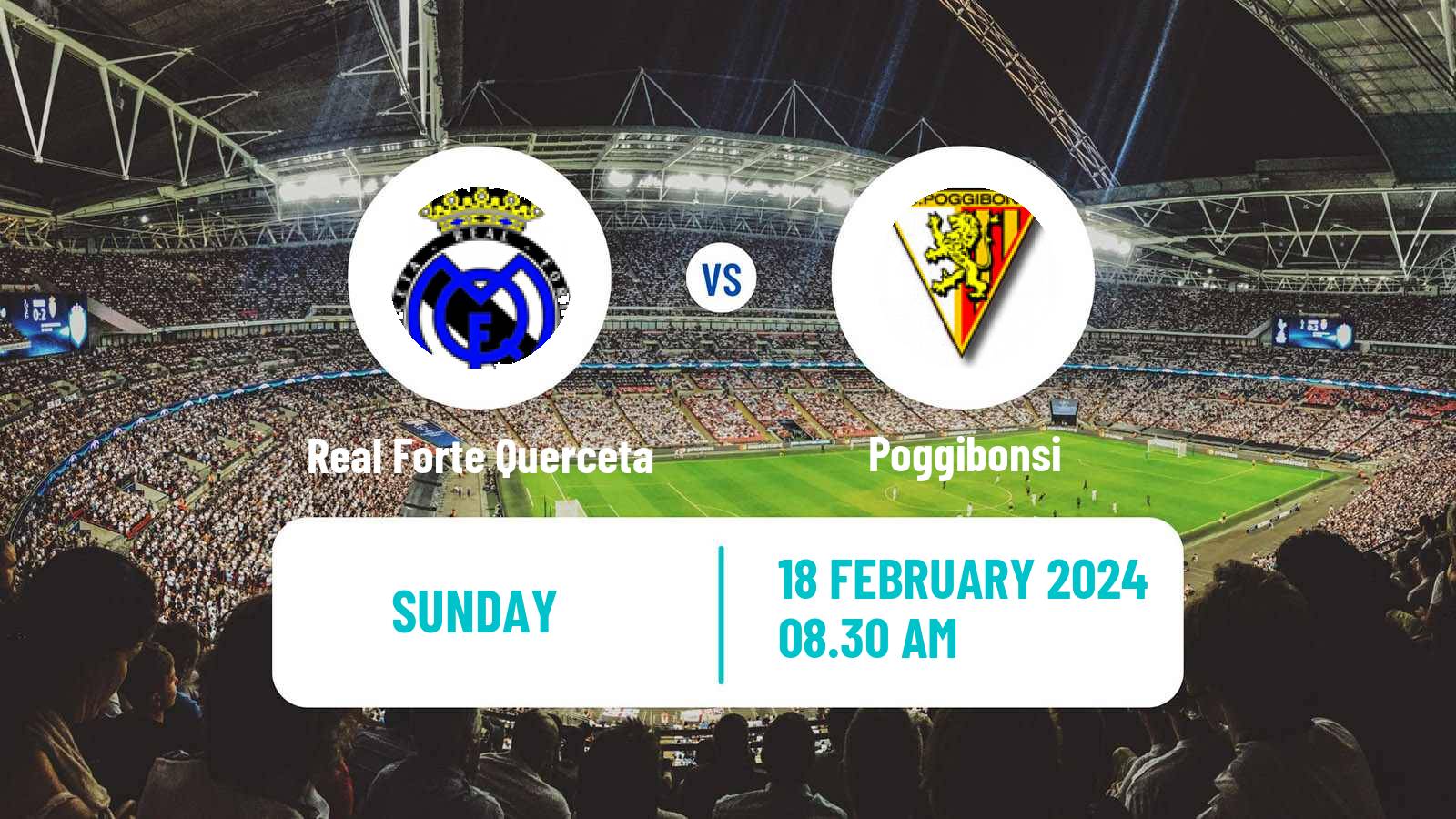 Soccer Italian Serie D - Group E Real Forte Querceta - Poggibonsi
