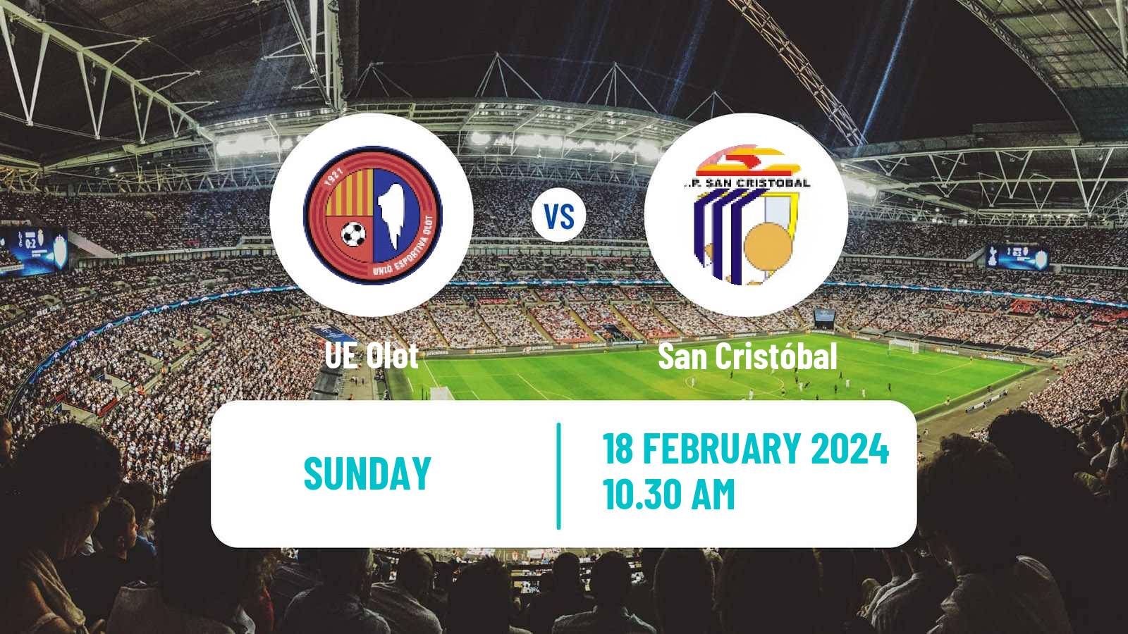 Soccer Spanish Tercera RFEF - Group 5 Olot - San Cristóbal