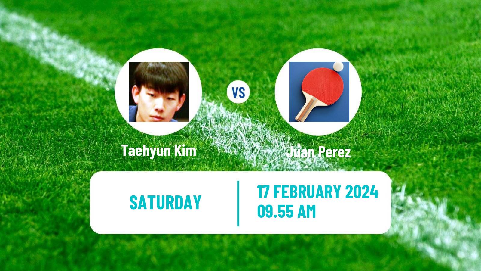 Table tennis Tt Star Series Men Taehyun Kim - Juan Perez