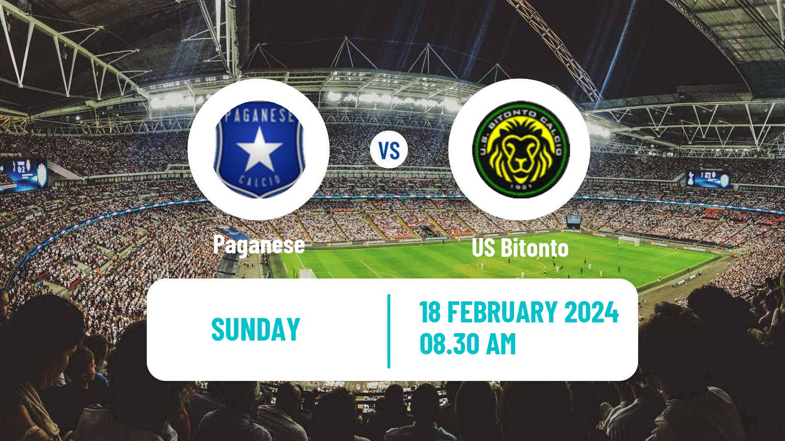 Soccer Italian Serie D - Group H Paganese - Bitonto