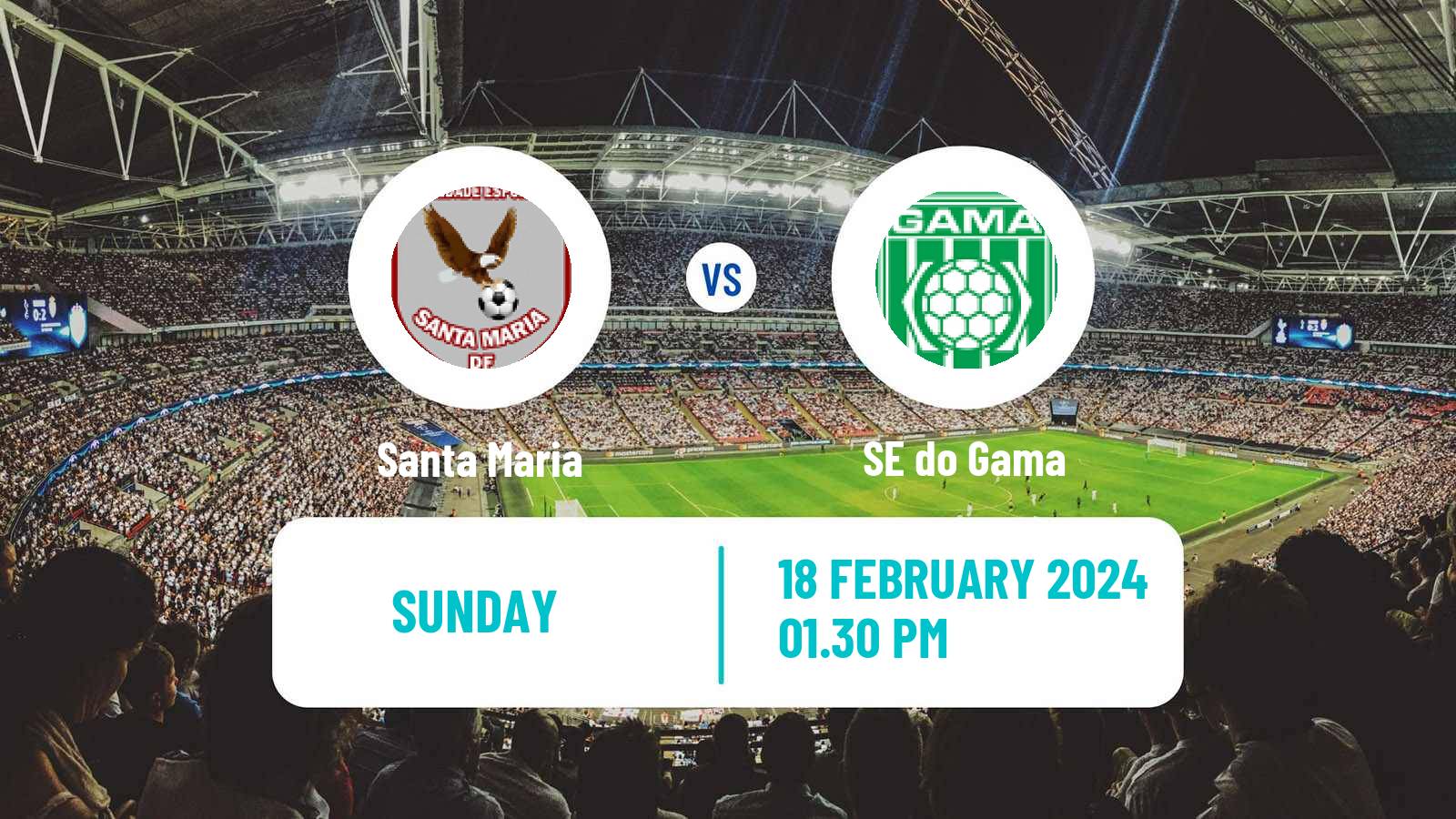 Soccer Brazilian Campeonato Brasiliense Santa Maria - Gama