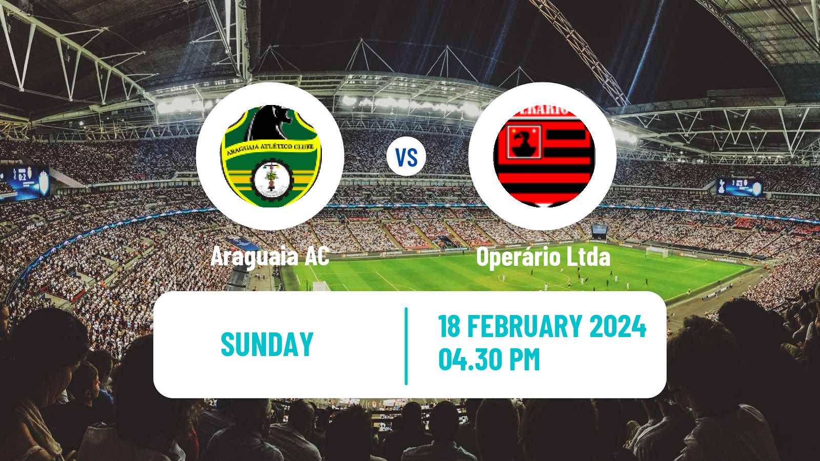Soccer Brazilian Campeonato Matogrossense Araguaia - Operário Ltda