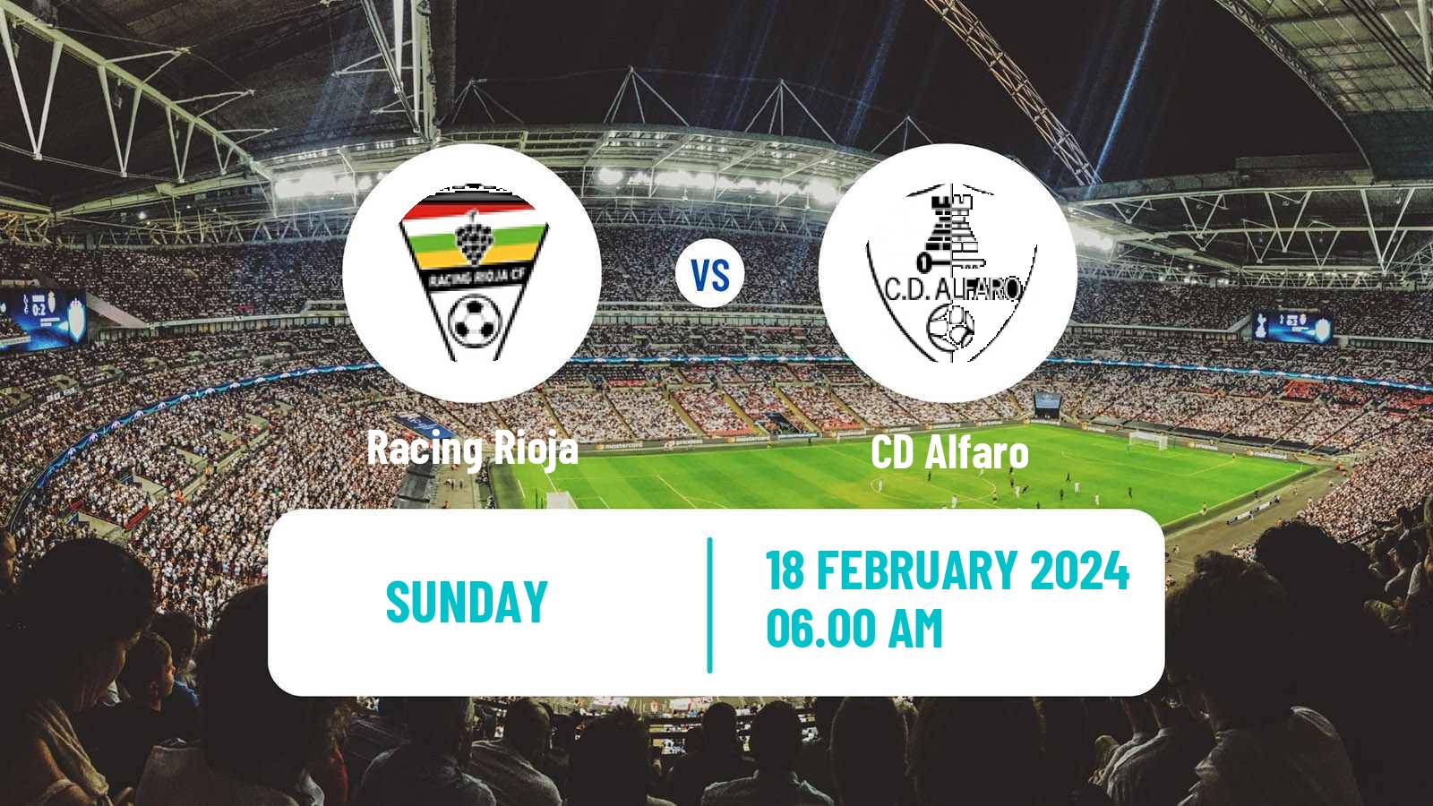 Soccer Spanish Tercera RFEF - Group 16 Racing Rioja - Alfaro