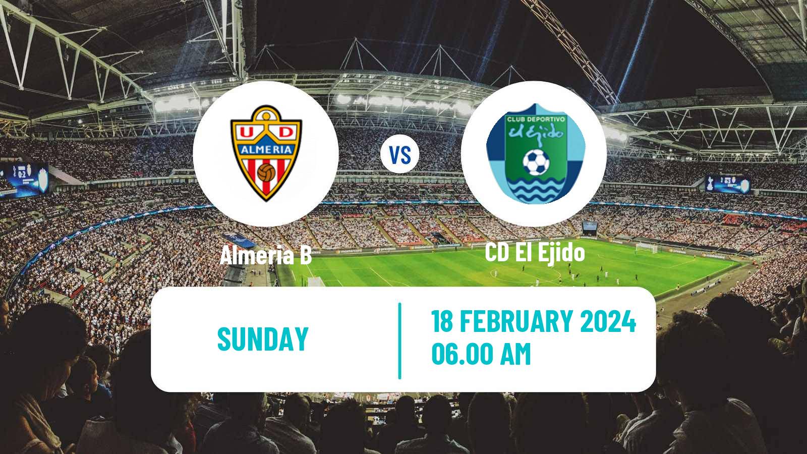 Soccer Spanish Tercera RFEF - Group 9 Almeria B - El Ejido
