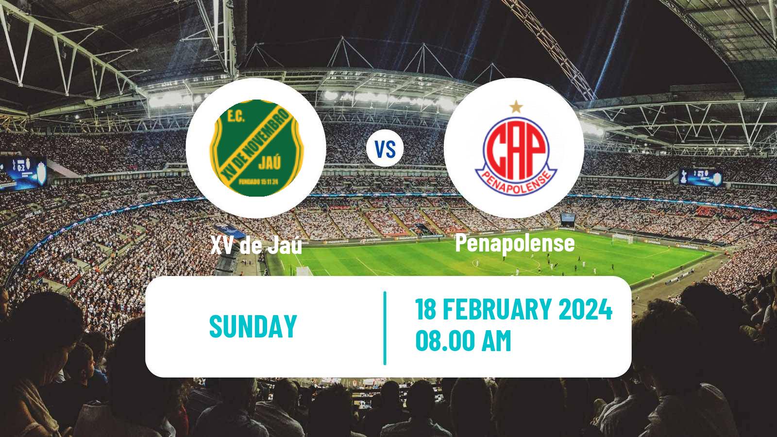 Soccer Brazilian Campeonato Paulista A4 XV de Jaú - Penapolense