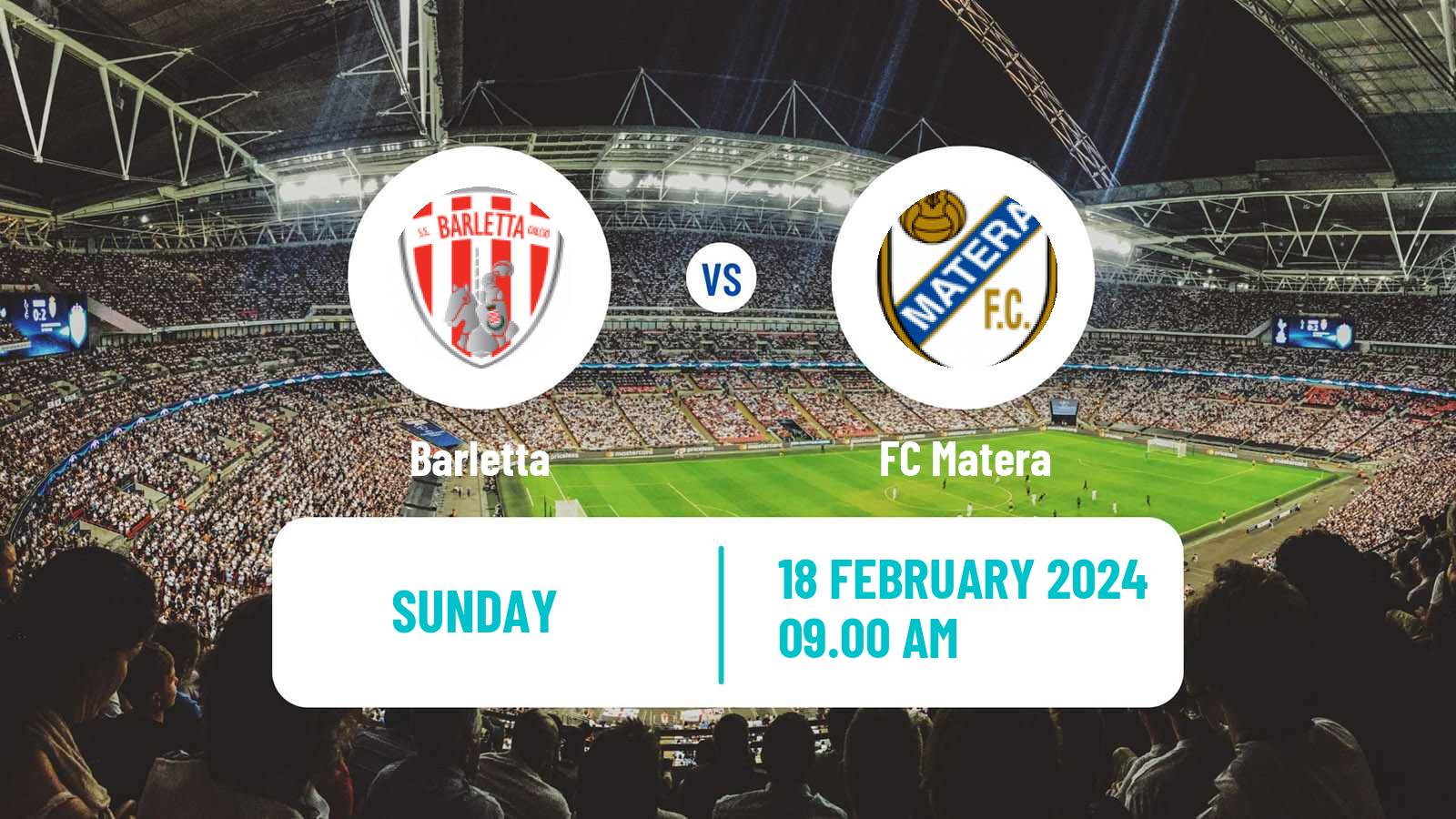 Soccer Italian Serie D - Group H Barletta - Matera