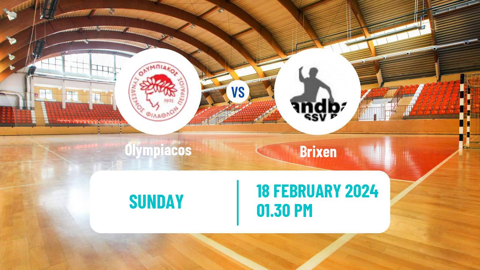 Handball EHF European Cup Olympiacos - Brixen