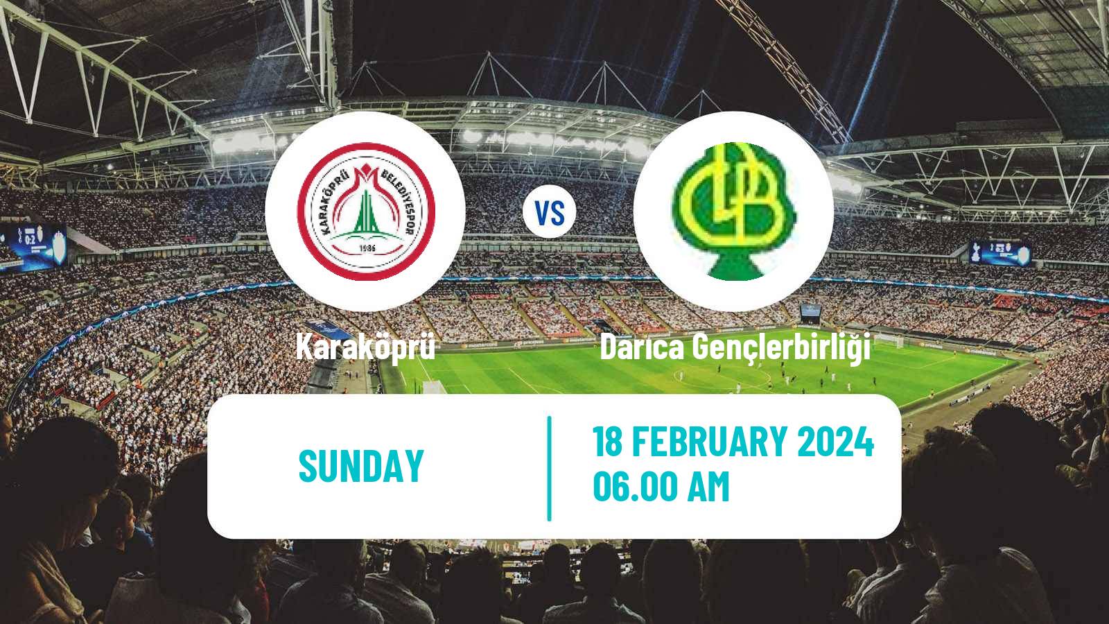 Soccer Turkish 3 Lig Group 3 Karaköprü - Darıca Gençlerbirliği
