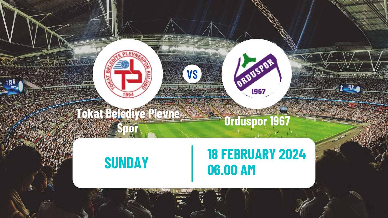 Soccer Turkish 3 Lig Group 4 Tokat Belediye Plevne Spor - Orduspor 1967
