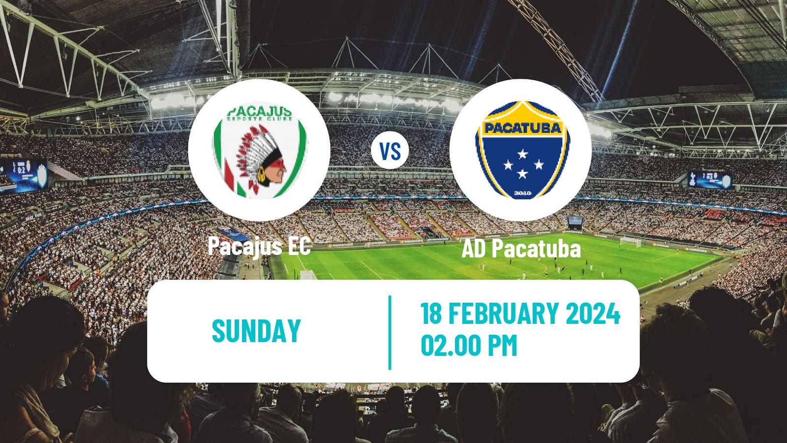 Soccer Brazilian Campeonato Cearense 2 Pacajus - Pacatuba