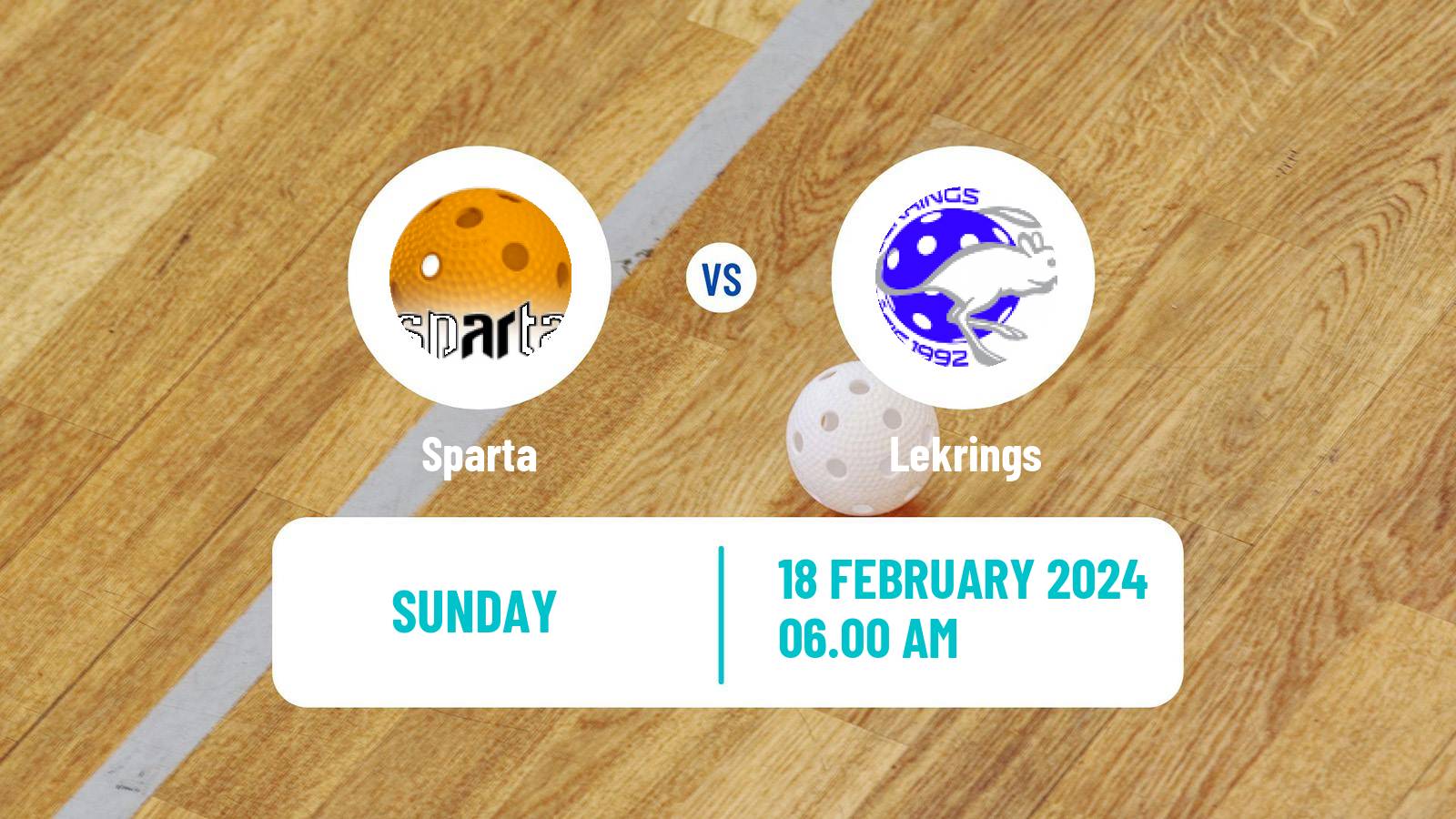 Floorball Latvian Estonian League Floorball Sparta - Lekrings