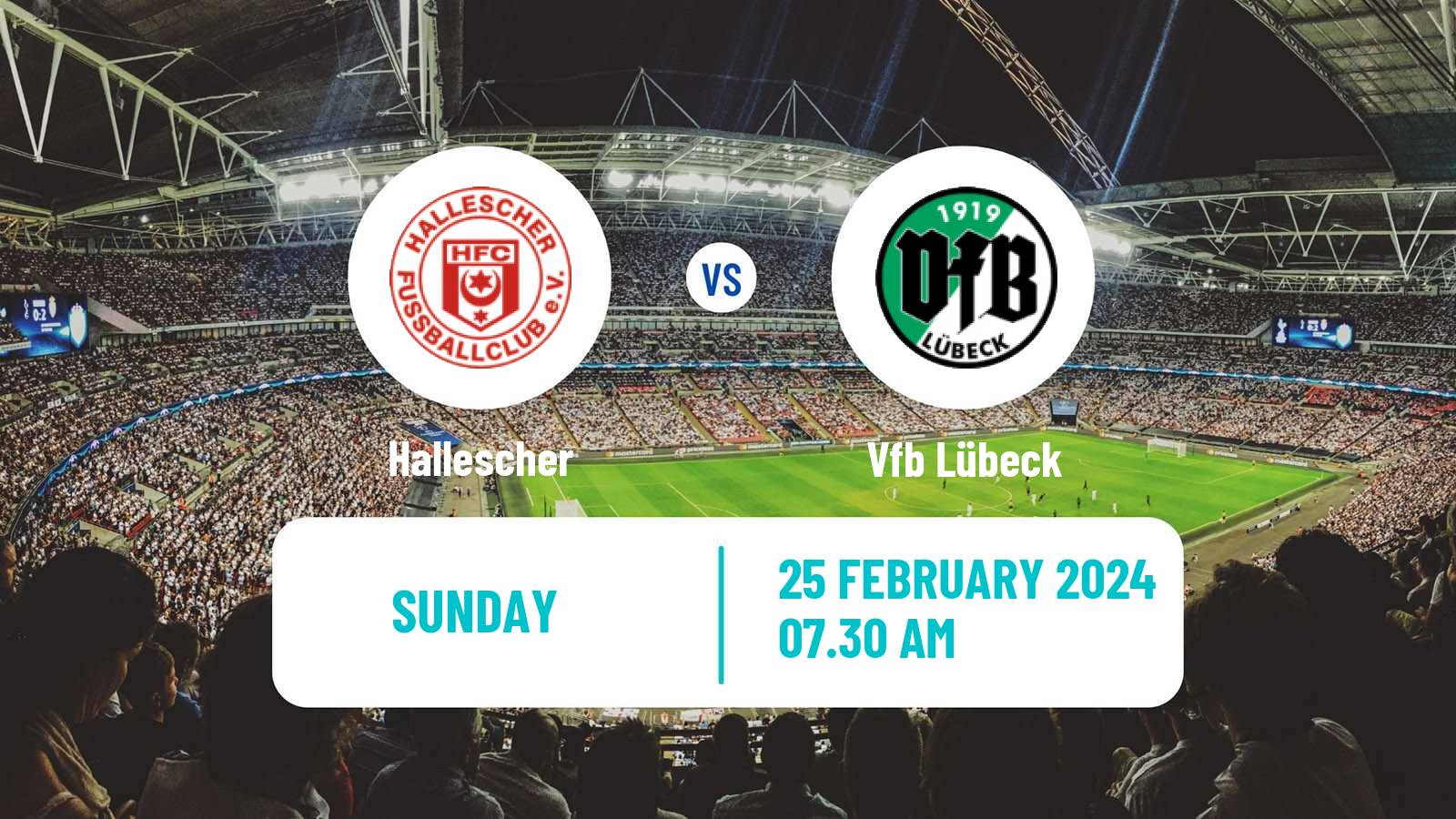 Soccer German 3 Bundesliga Hallescher - Lübeck