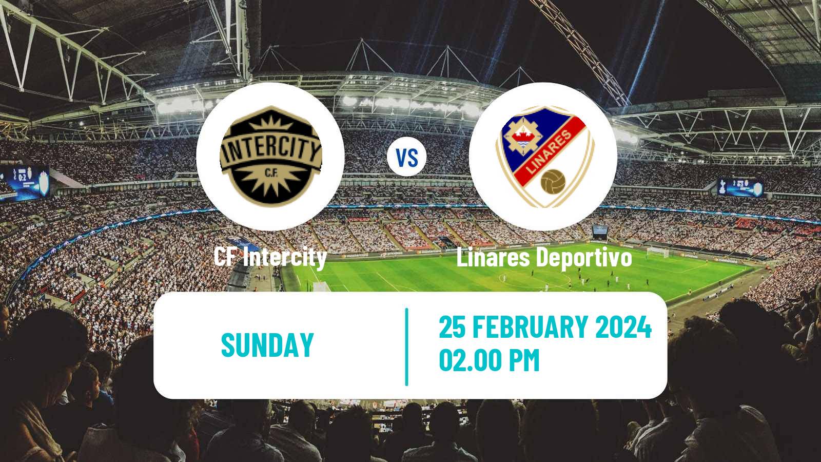 Soccer Spanish Primera RFEF Group 2 Intercity - Linares Deportivo