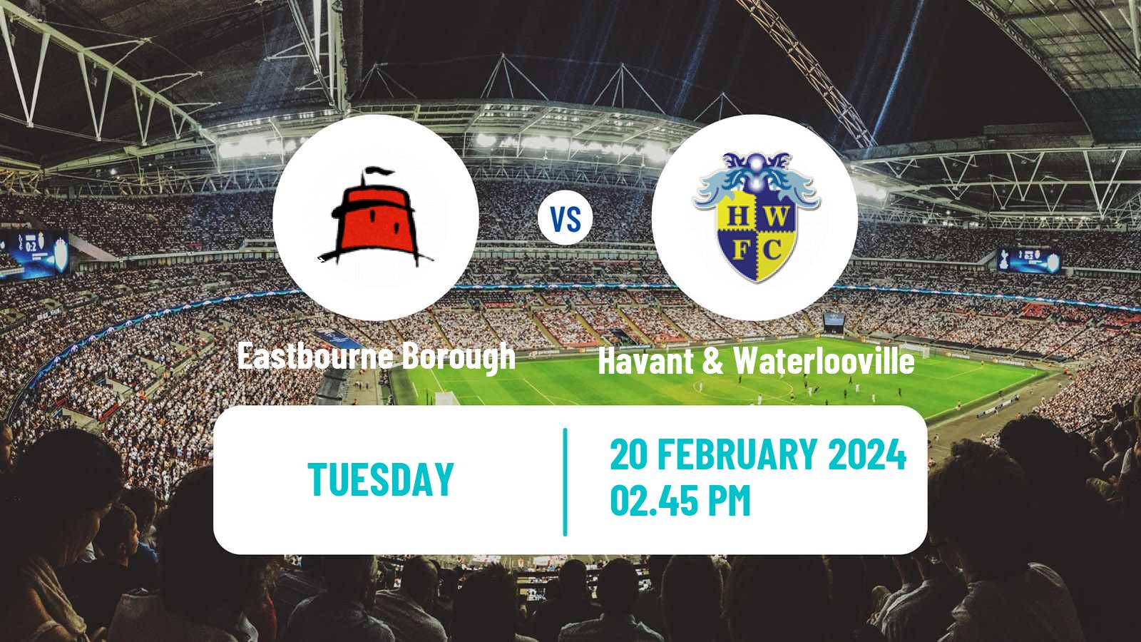 Soccer English National League South Eastbourne Borough - Havant & Waterlooville