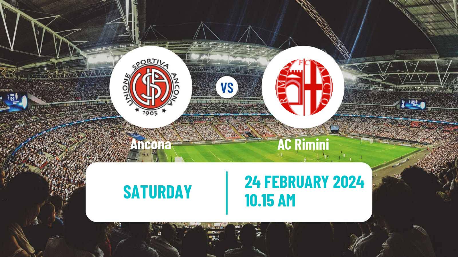 Soccer Italian Serie C Group B Ancona - Rimini