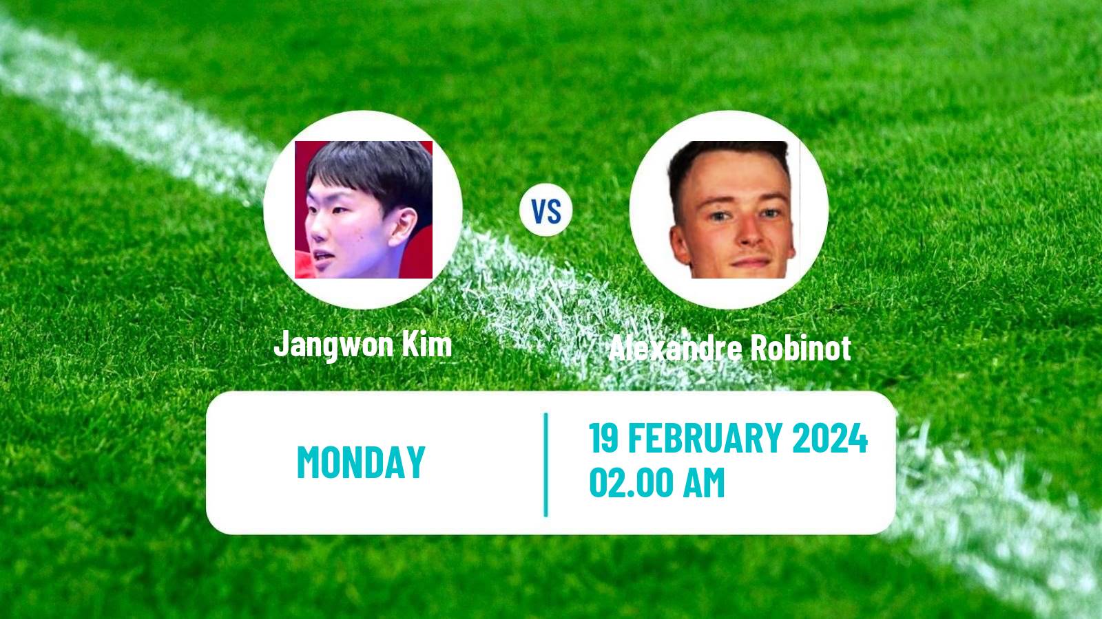 Table tennis Tt Star Series Men Jangwon Kim - Alexandre Robinot