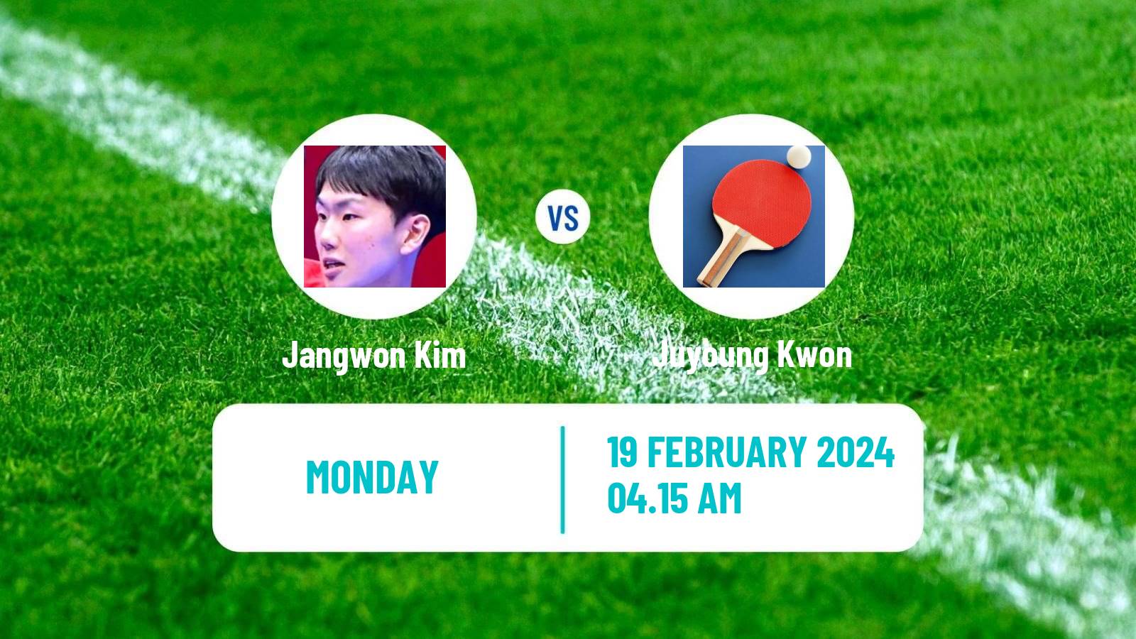 Table tennis Tt Star Series Men Jangwon Kim - Juyoung Kwon