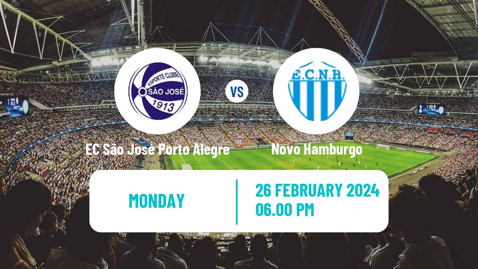 Football Brazilian Campeonato Gaucho EC São José Porto Alegre - Novo Hamburgo
