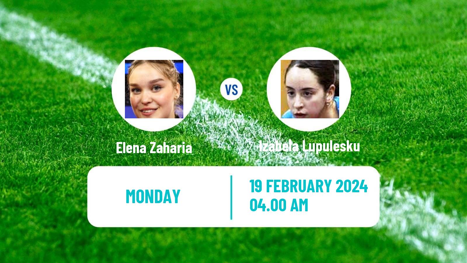 Table tennis World Championships Teams Women Elena Zaharia - Izabela Lupulesku