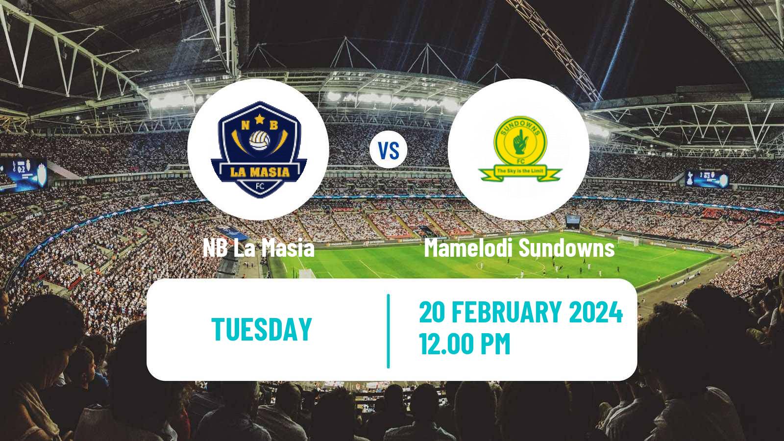 Soccer South African Nedbank Cup La Masia - Mamelodi Sundowns