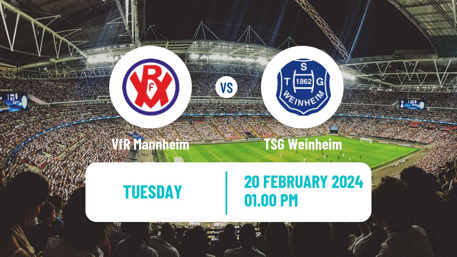 Football Club Friendly VfR Mannheim - Weinheim
