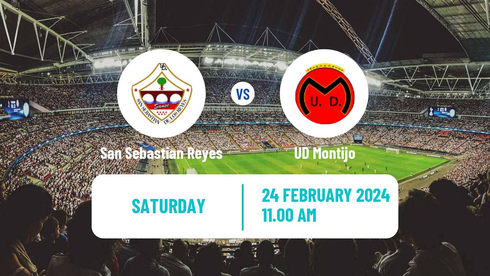 Soccer Spanish Segunda RFEF - Group 5 San Sebastian Reyes - Montijo