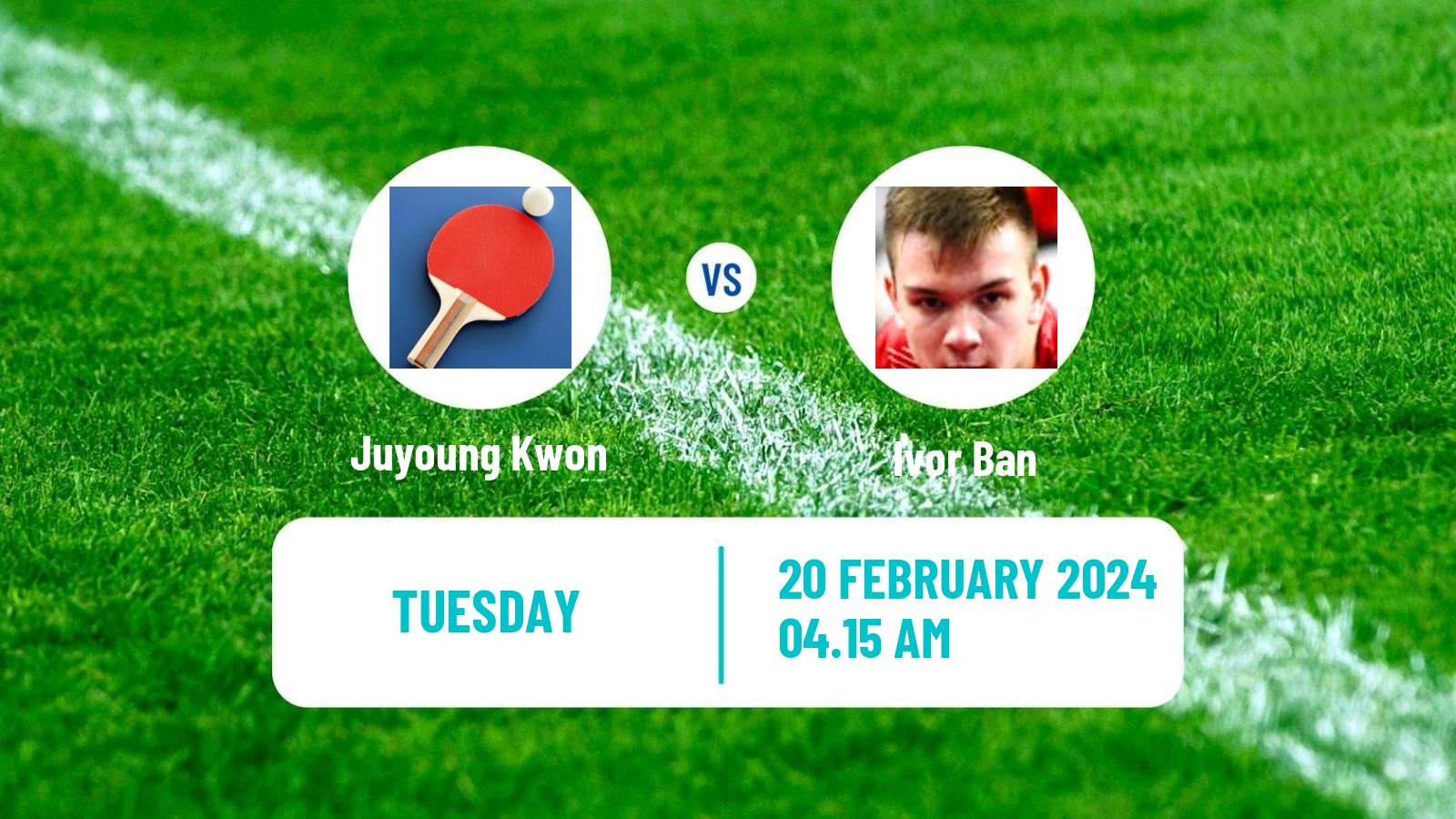 Table tennis Tt Star Series Men Juyoung Kwon - Ivor Ban