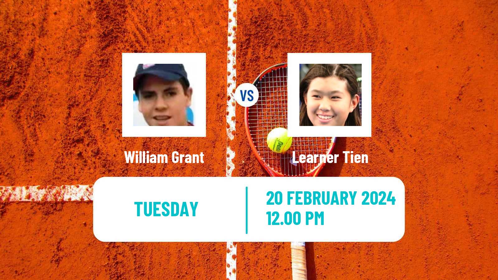 Tennis ITF M25 Naples Fl Men 2024 William Grant - Learner Tien