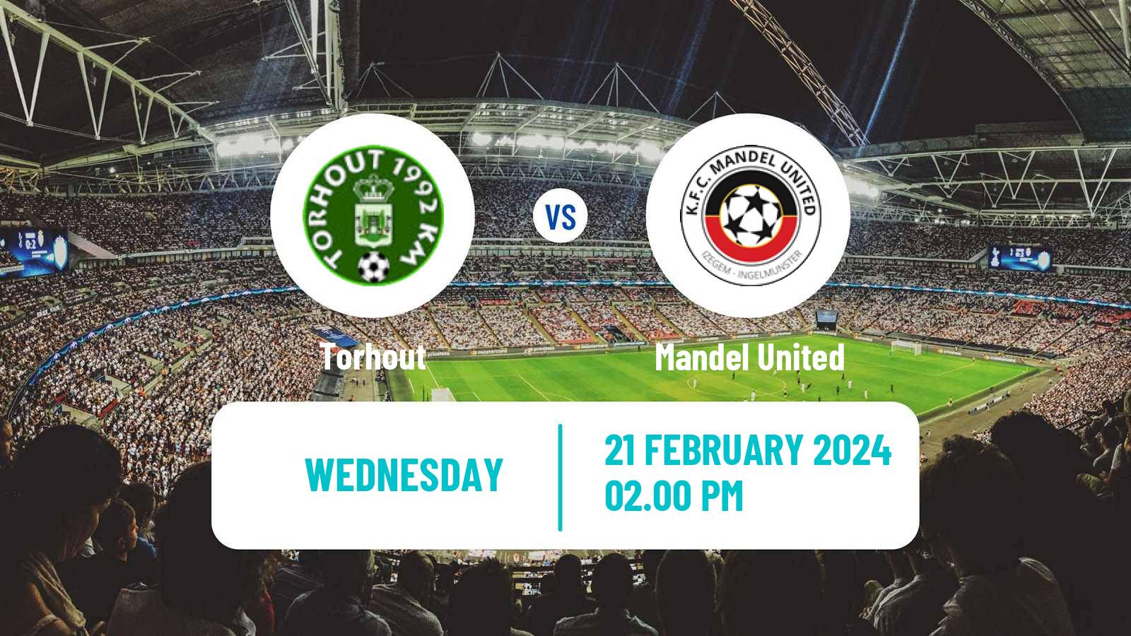 Soccer Belgian Second Amateur Division Group A Torhout - Mandel United
