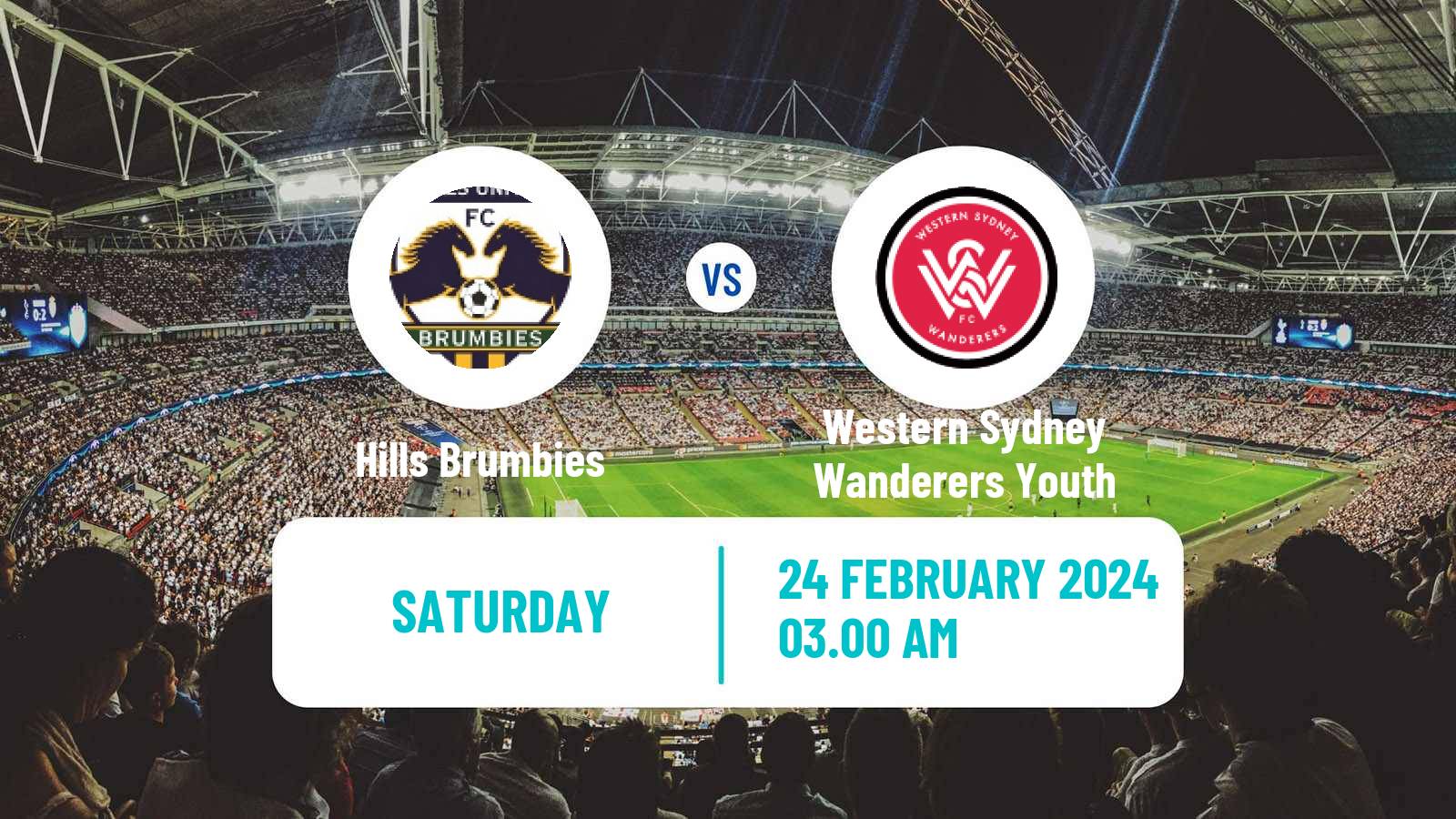 Football Australian NPL NSW Hills United - Western Sydney Wanderers Youth