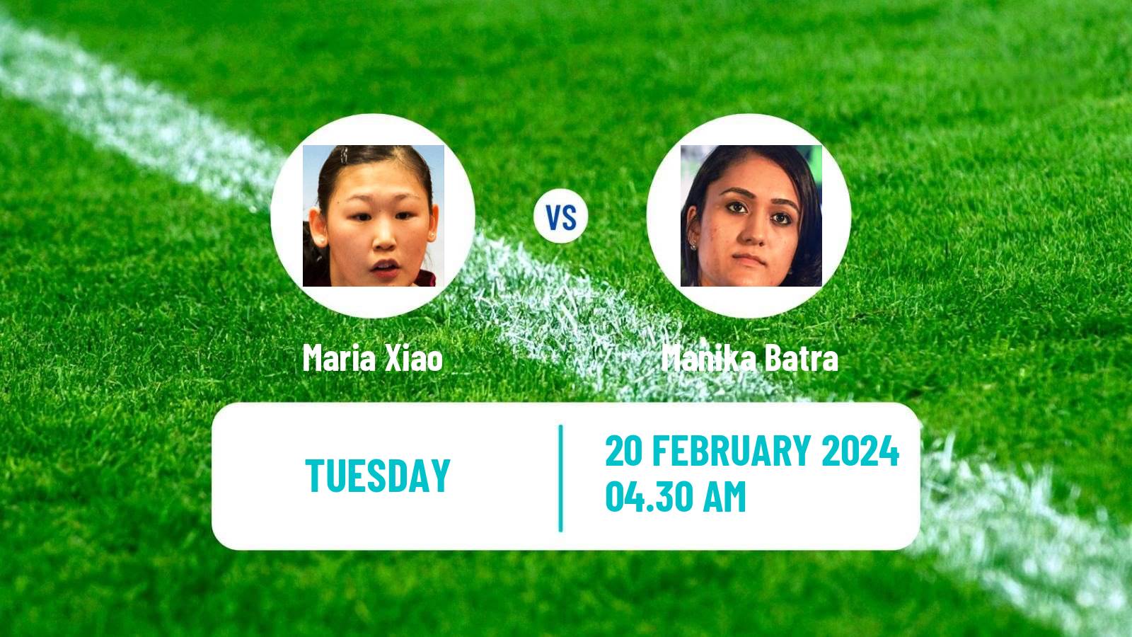 Table tennis World Championships Teams Women Maria Xiao - Manika Batra