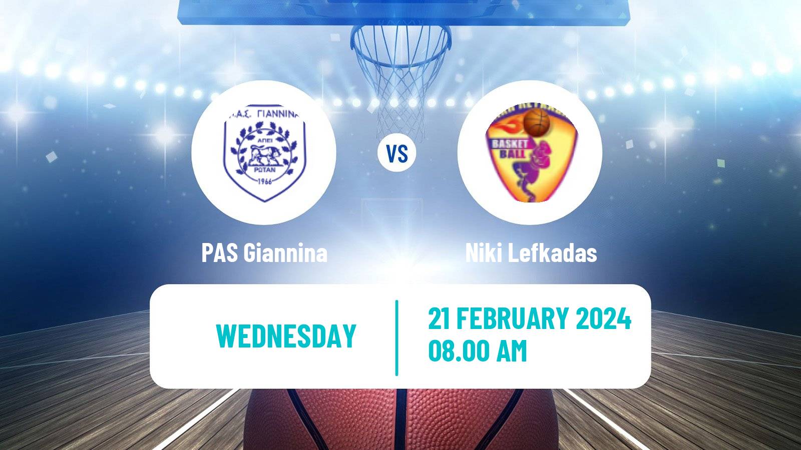 Basketball Greek Basket League A1 Women PAS Giannina - Niki Lefkadas