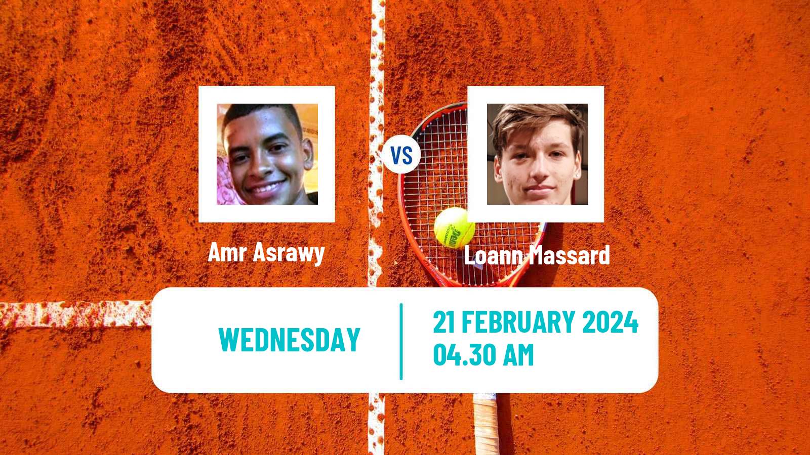 Tennis ITF M15 Sharm Elsheikh 4 Men 2024 Amr Asrawy - Loann Massard