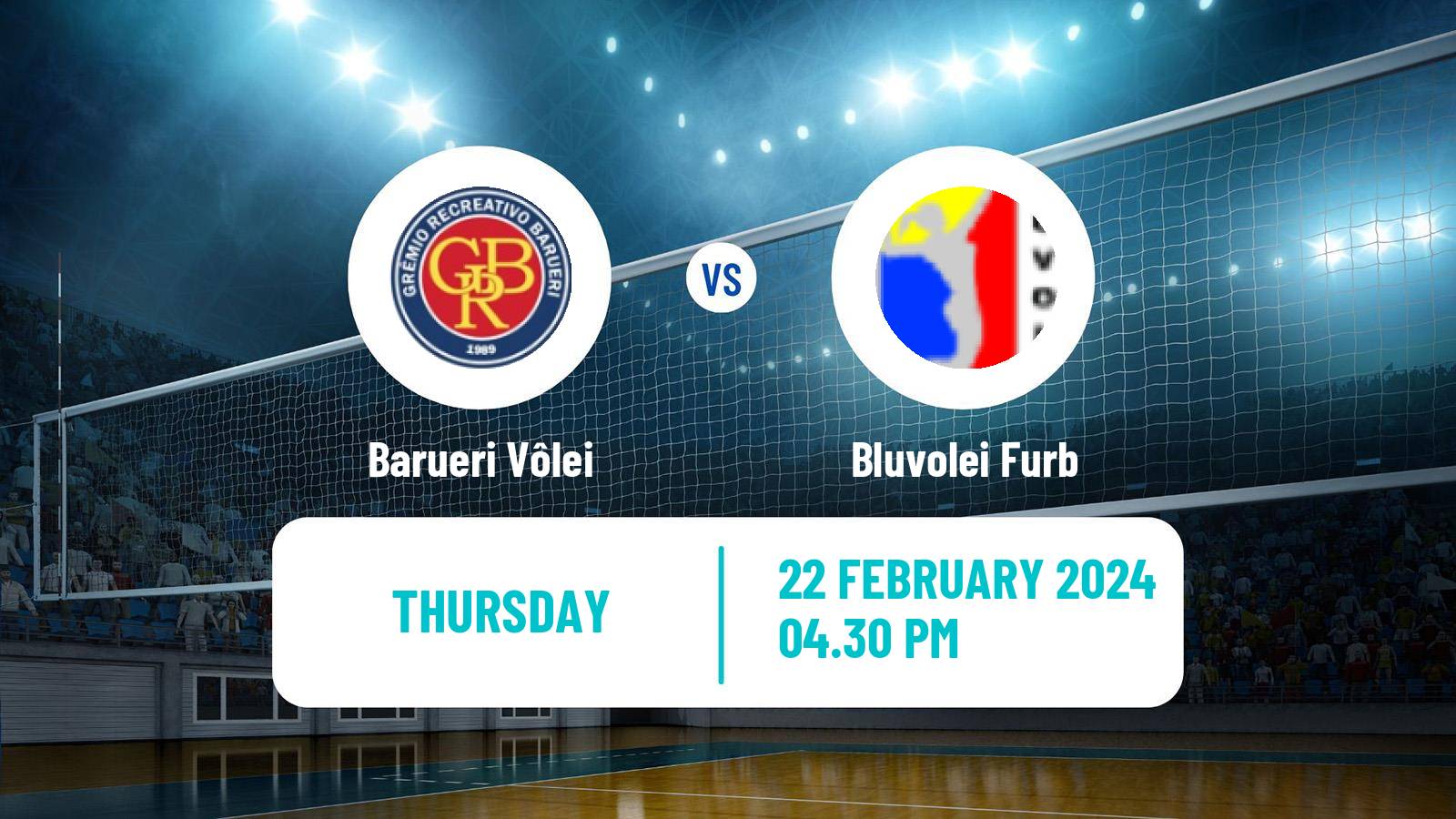 Volleyball Brazilian SuperLiga Volleyball Women Barueri Vôlei - Bluvolei Furb