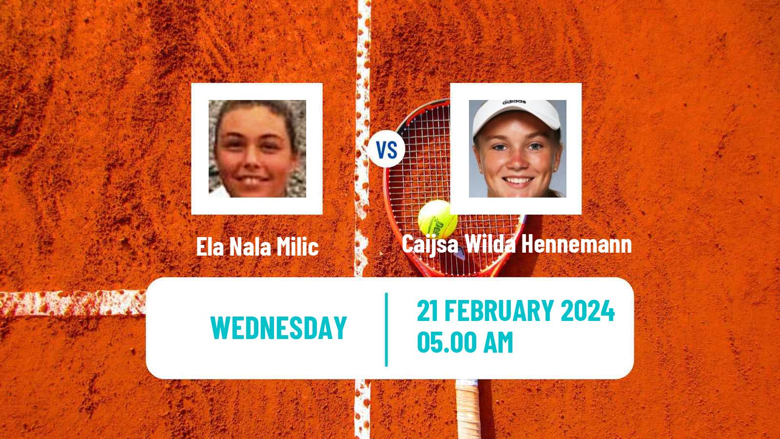 Tennis ITF W15 Manacor 2 Women Ela Nala Milic - Caijsa Wilda Hennemann