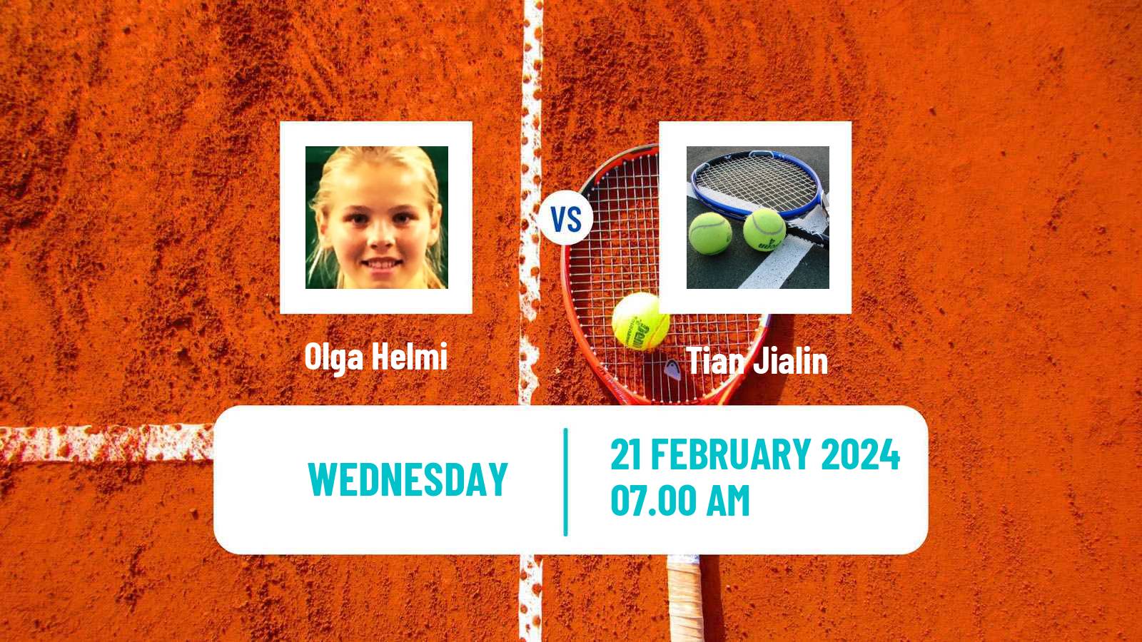 Tennis ITF W15 Manacor 2 Women Olga Helmi - Tian Jialin