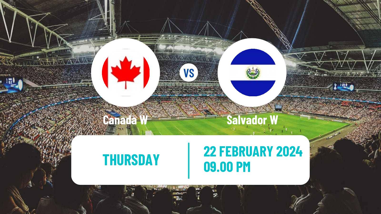 Soccer Gold Cup Women Canada W - Salvador W