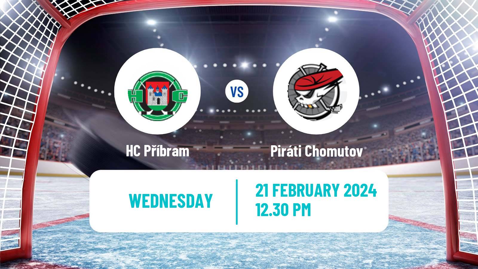 Hockey Czech 2 Liga Hockey West Příbram - Piráti Chomutov