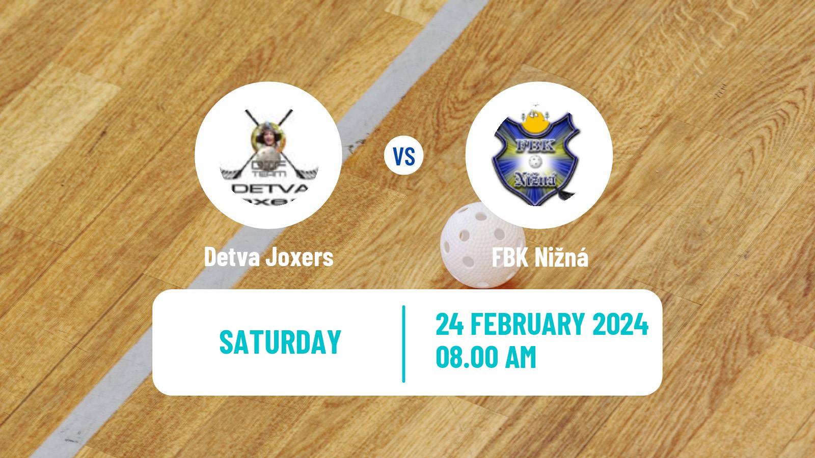 Floorball Slovak Extraliga Floorball Detva Joxers - Nižná
