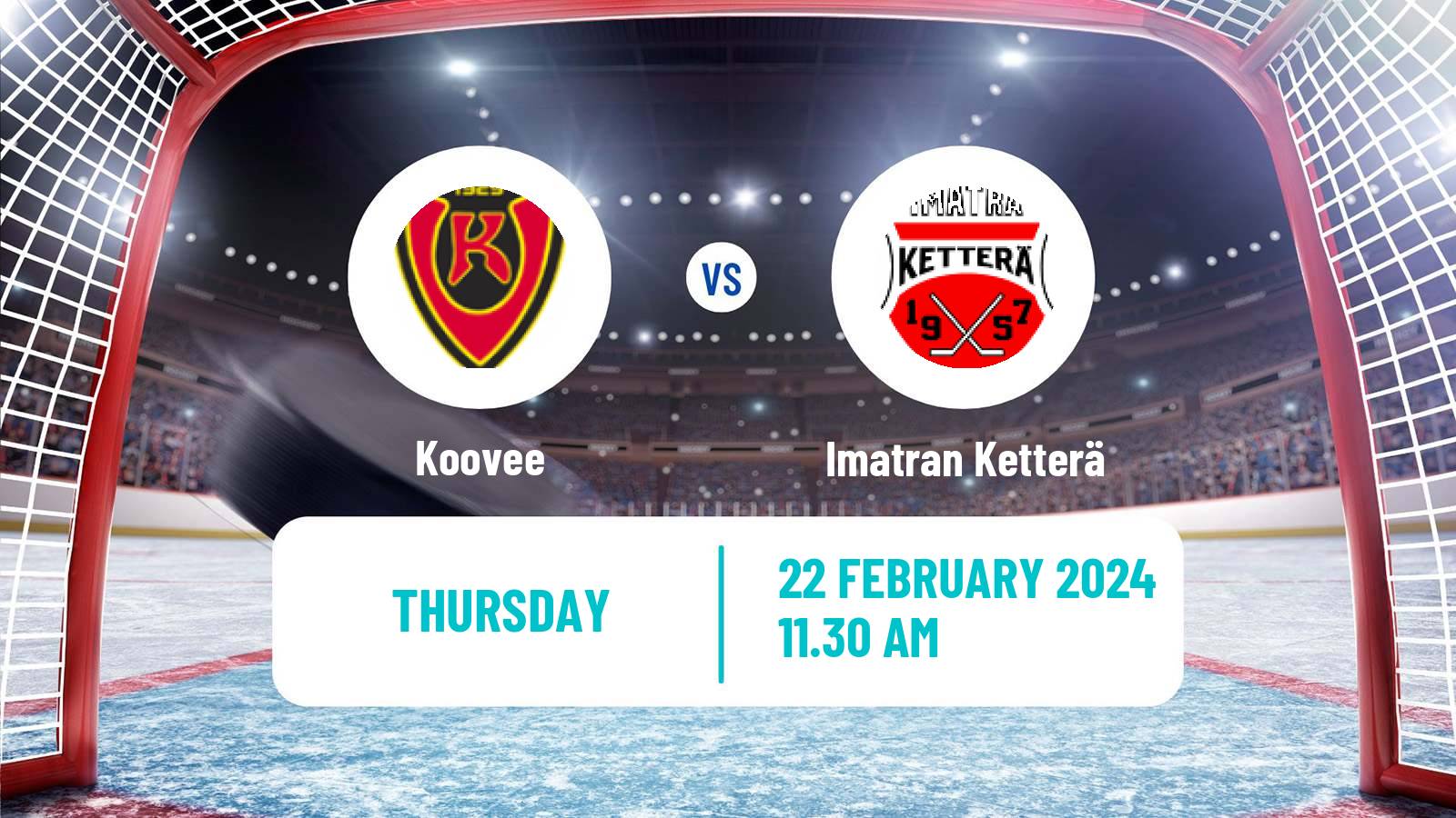 Hockey Finnish Mestis Koovee - Imatran Ketterä