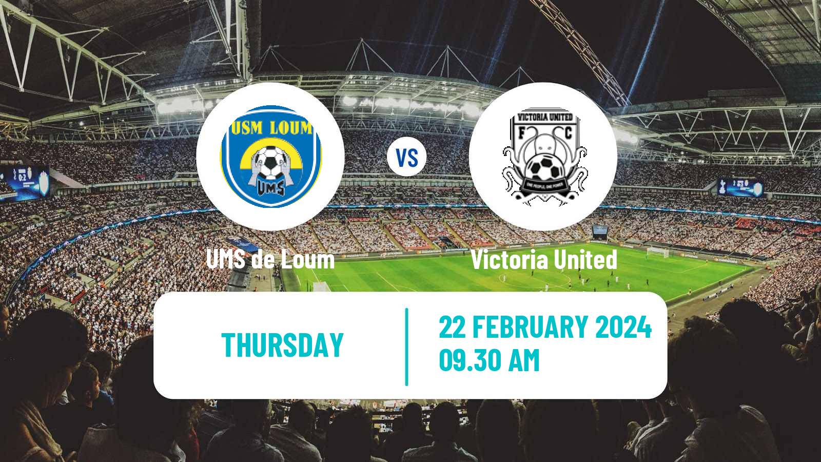 Soccer Cameroon Elite One UMS de Loum - Victoria United