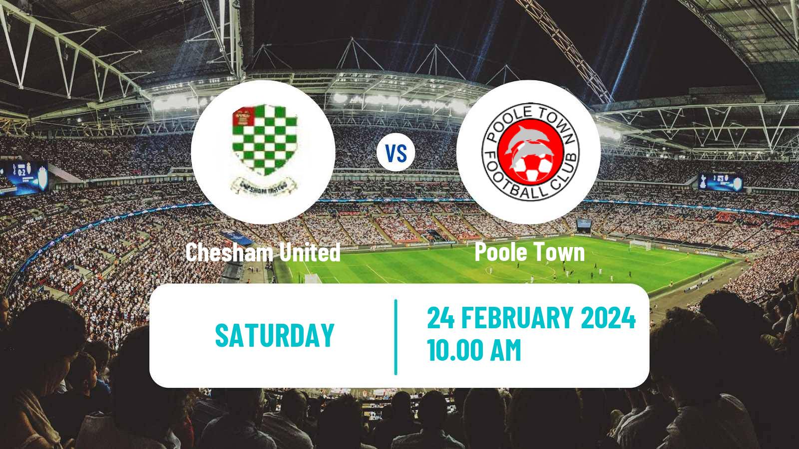 Soccer English Southern League South Division Chesham United - Poole Town