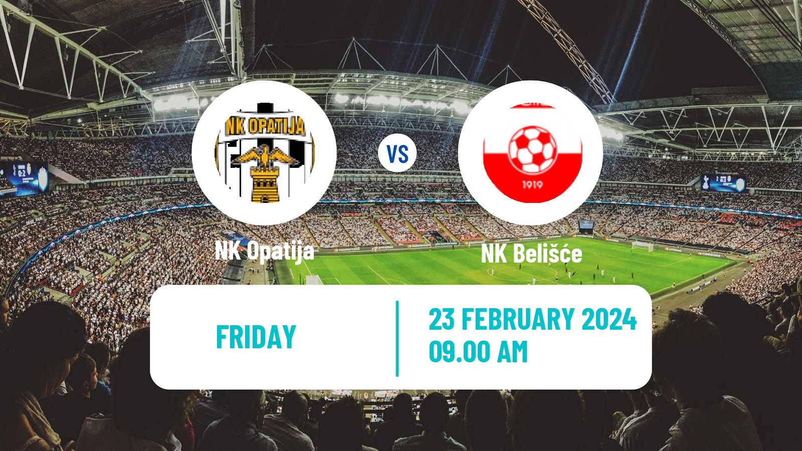 Soccer Croatian Druga NL Opatija - Belišće