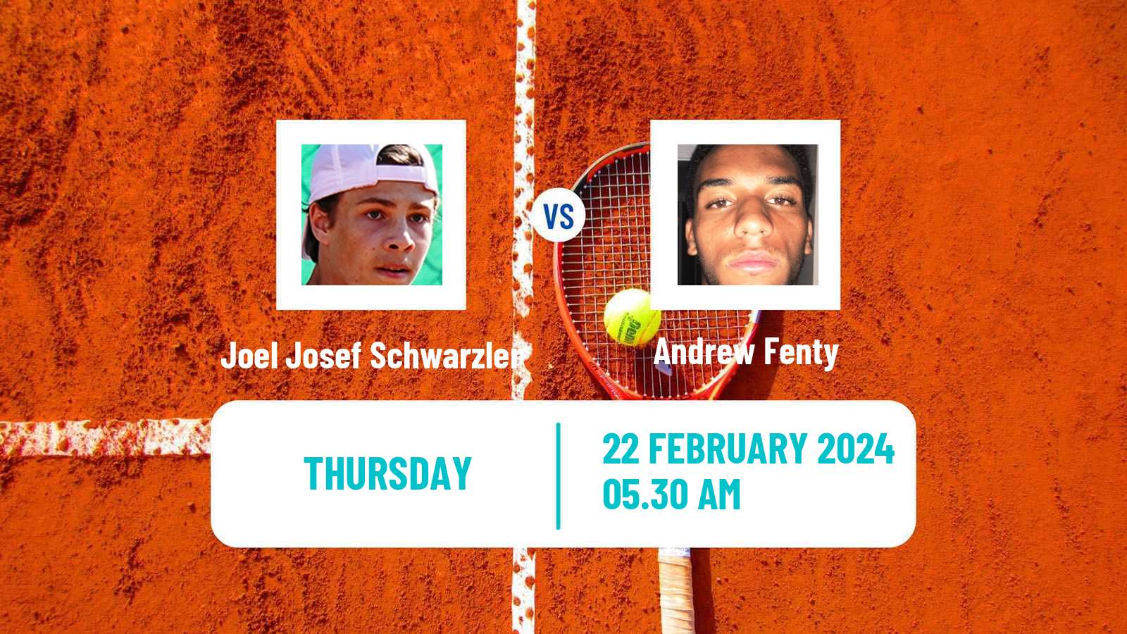 Tennis ITF M15 Monastir 8 Men Joel Josef Schwarzler - Andrew Fenty