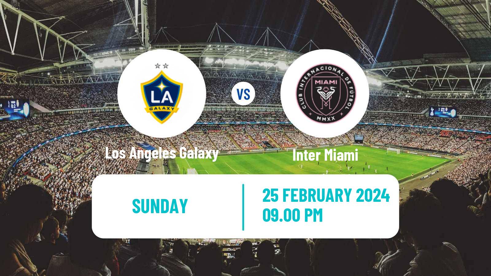 Soccer MLS Los Angeles Galaxy - Inter Miami