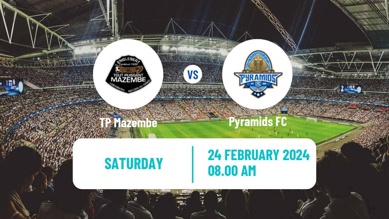 Soccer CAF Champions League TP Mazembe - Pyramids