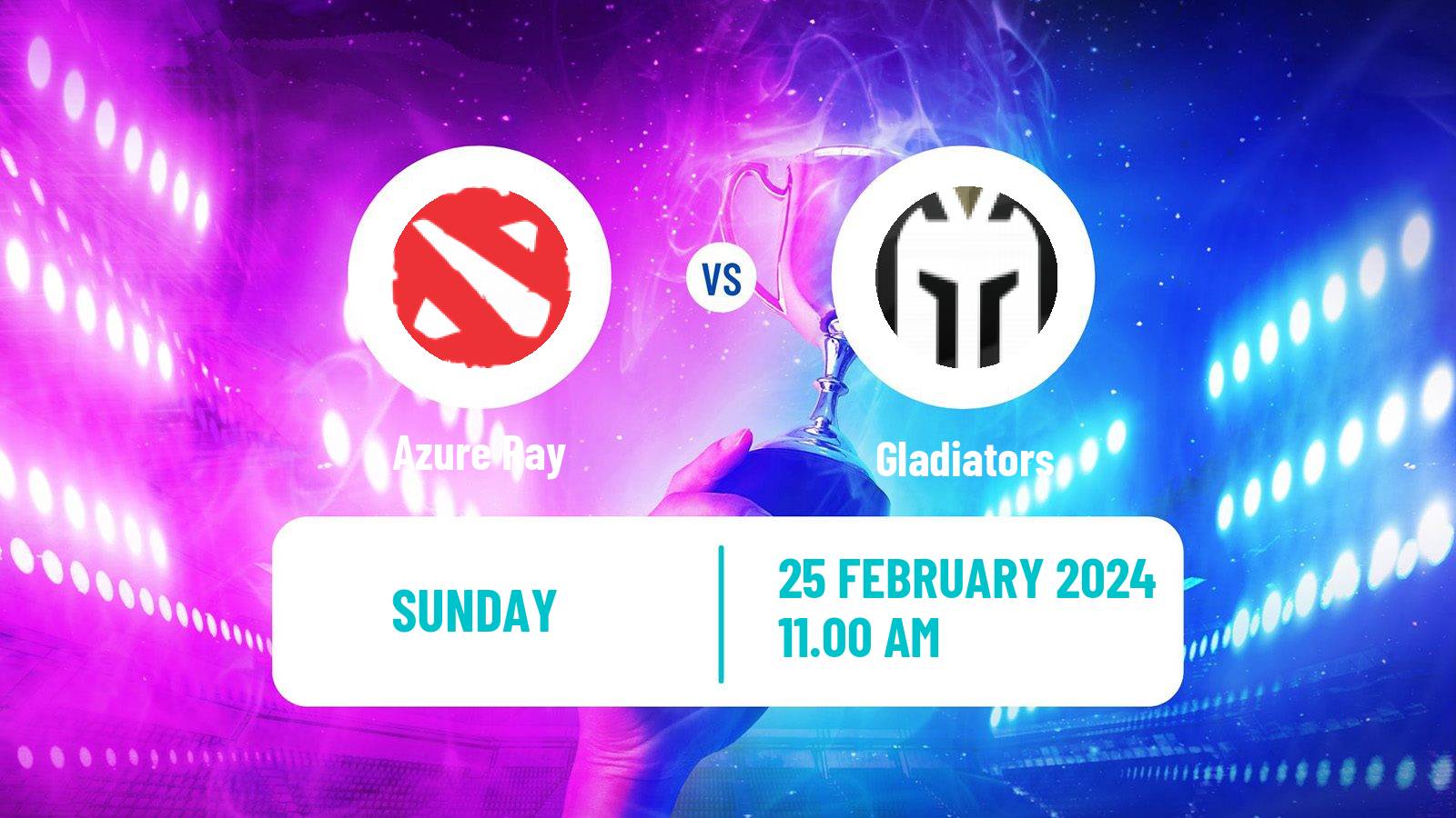 Esports Dota 2 Dreamleague Season 22 Azure Ray - Gladiators