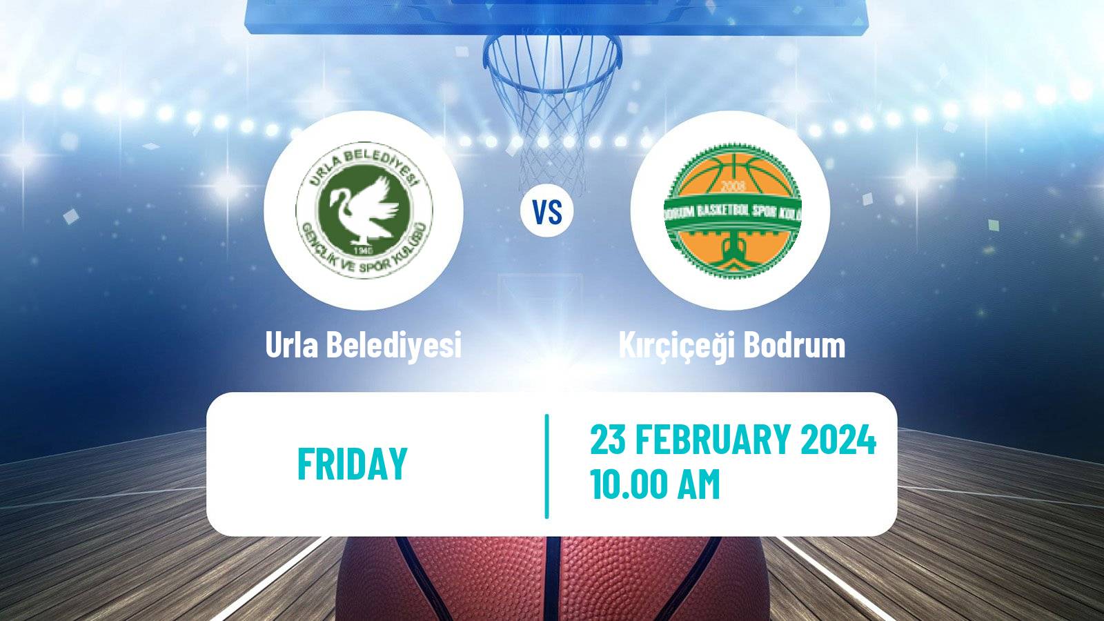 Basketball Turkish TKBL Women Urla Belediyesi - Kırçiçeği Bodrum