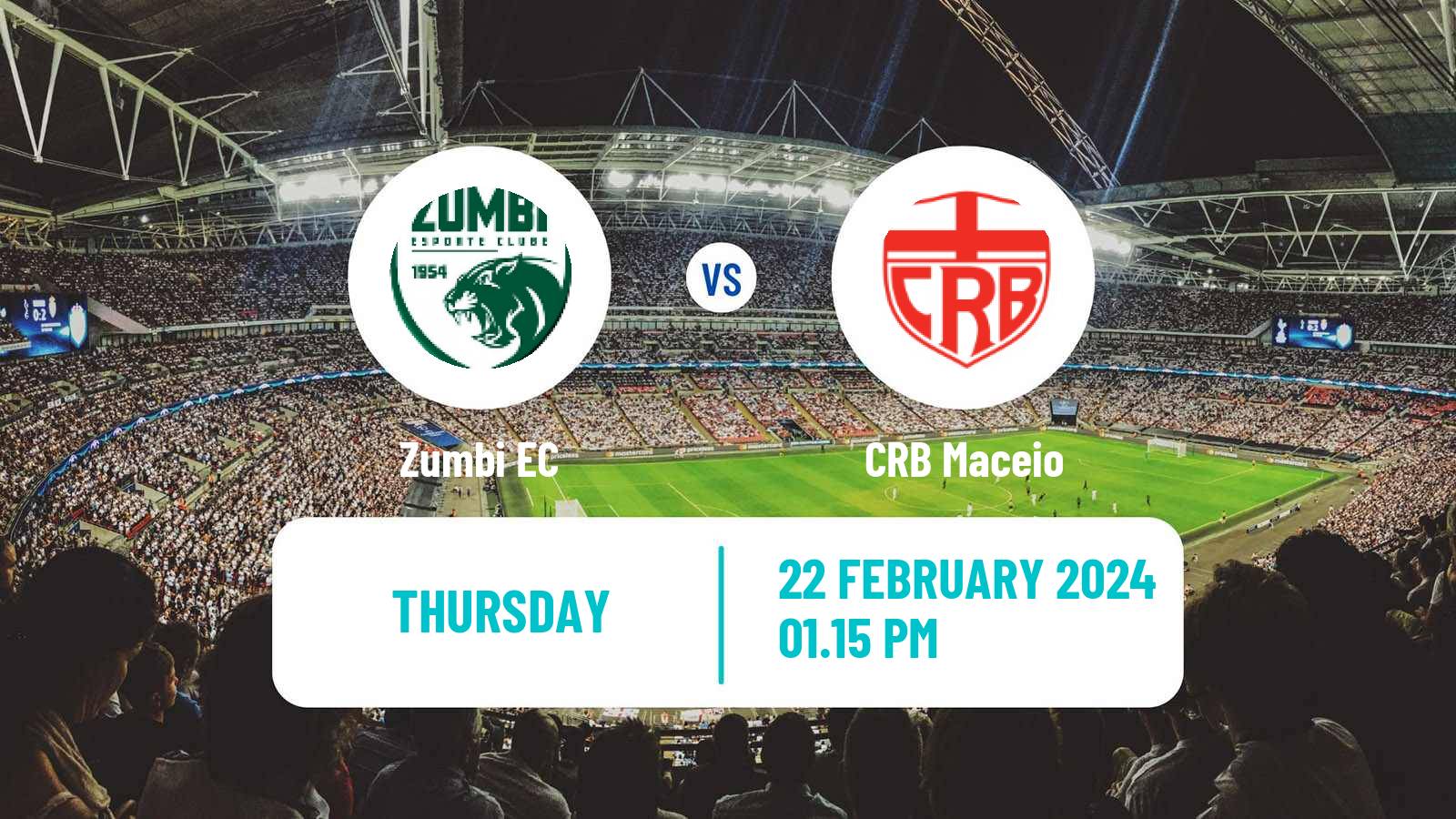 Soccer Brazilian Copa Alagoas Zumbi - CRB Maceio