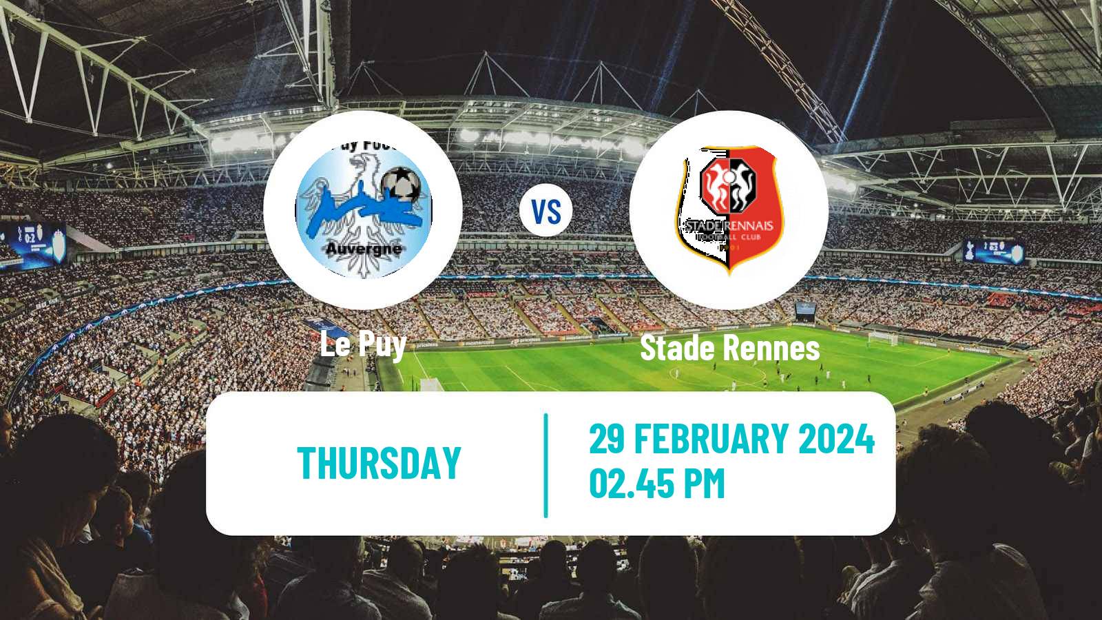 Soccer Coupe De France Le Puy - Rennes
